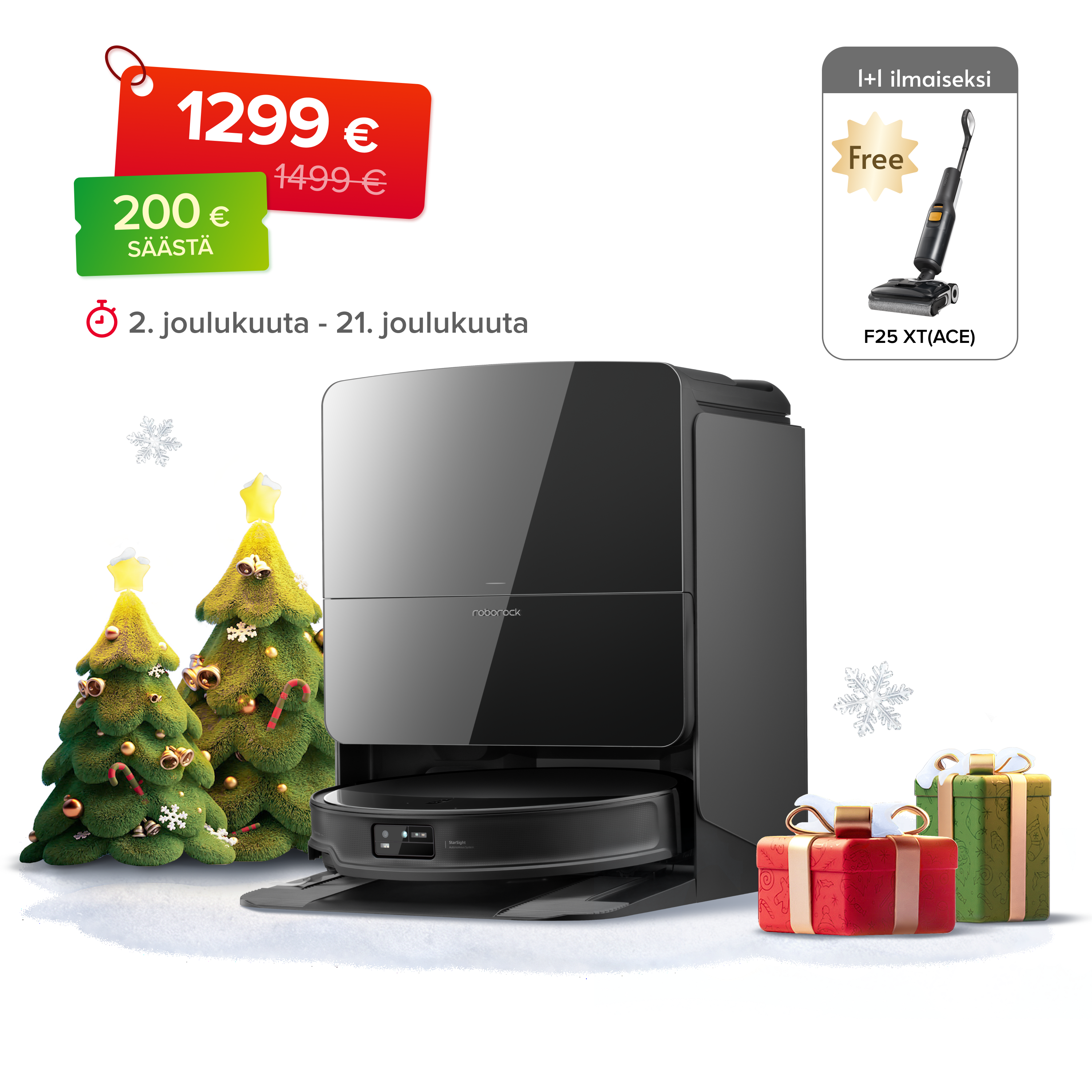 【Ennakkomyynti】 Roborock Saros 10R