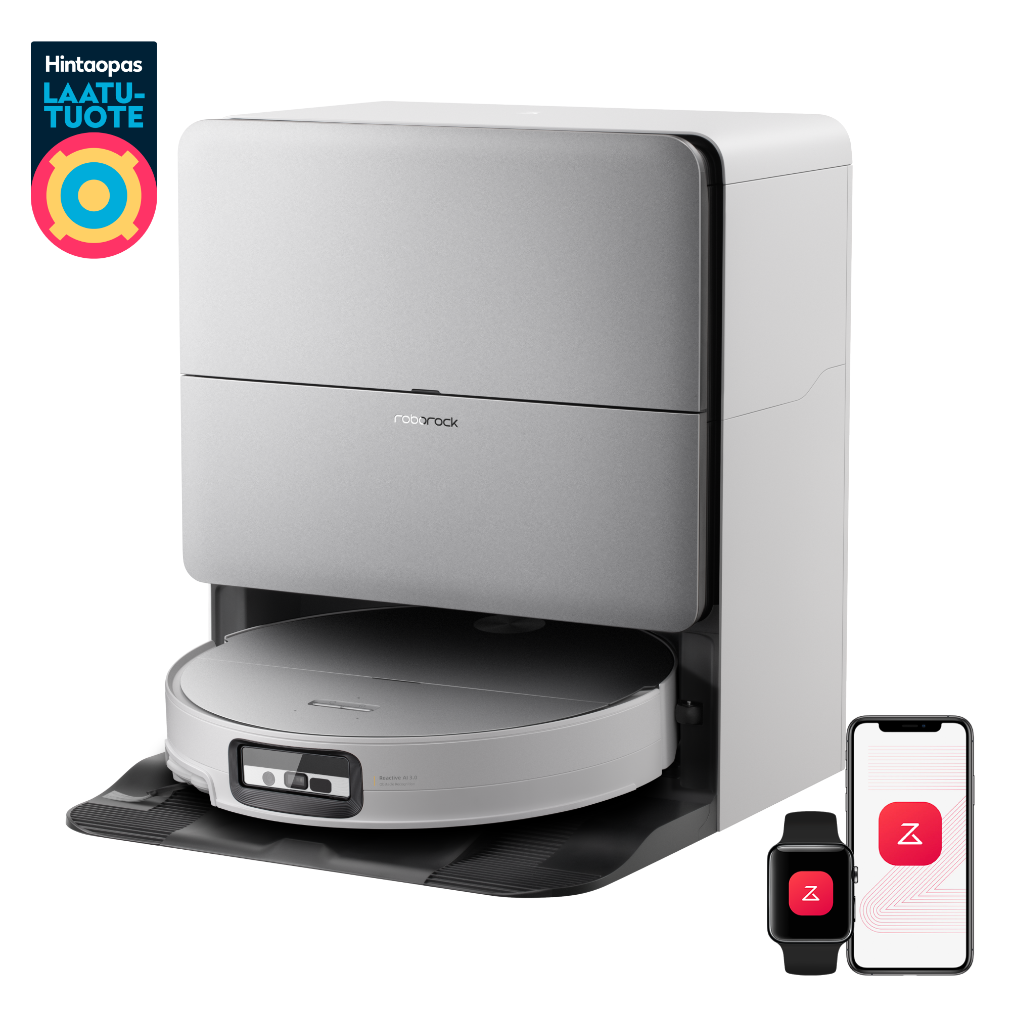 Roborock Saros 20 Sonic -robotti-imuri upouudella RockDock®:lla Image