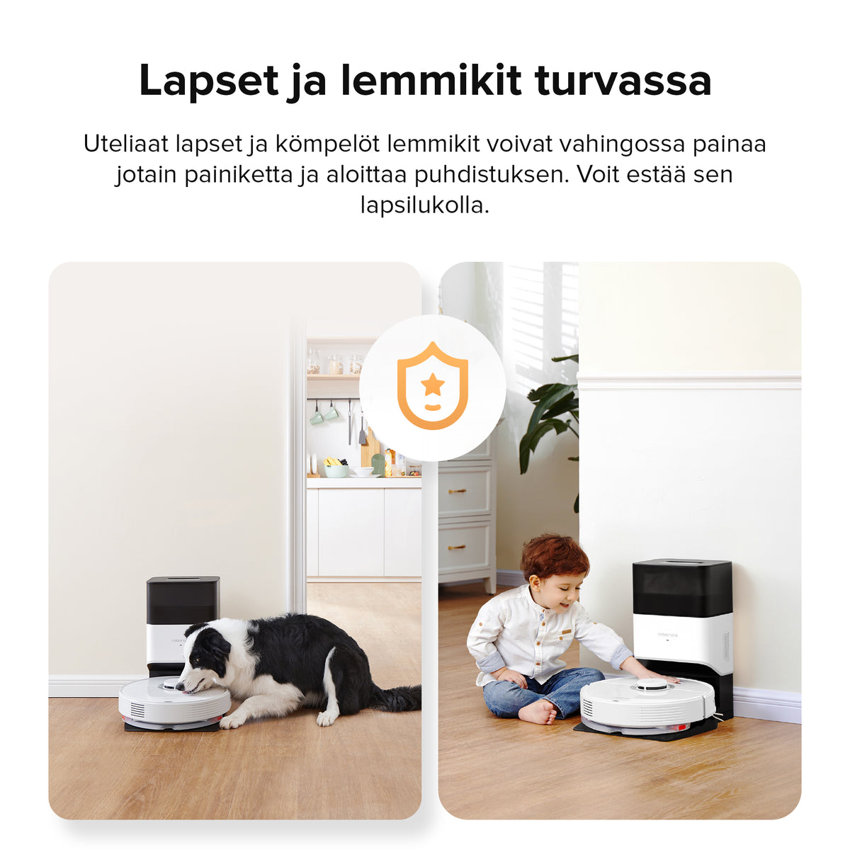 Roborock Q7 Max+ -robotti-imuri automaattisesti tyhjennettävällä