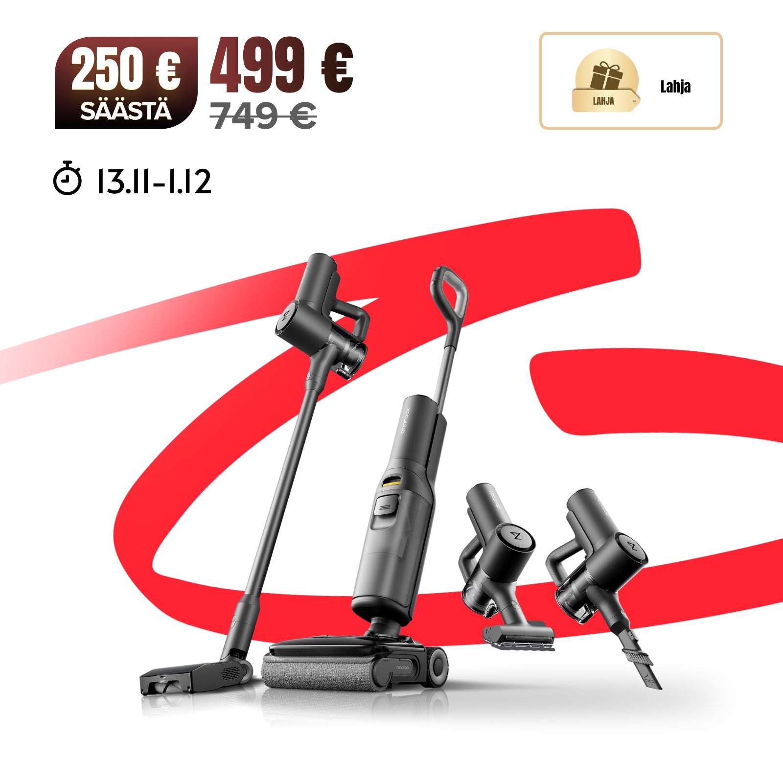 Roborock F25 ACE Combo ja F25 Combo 5-in-1 -märkä-kuivaimuri