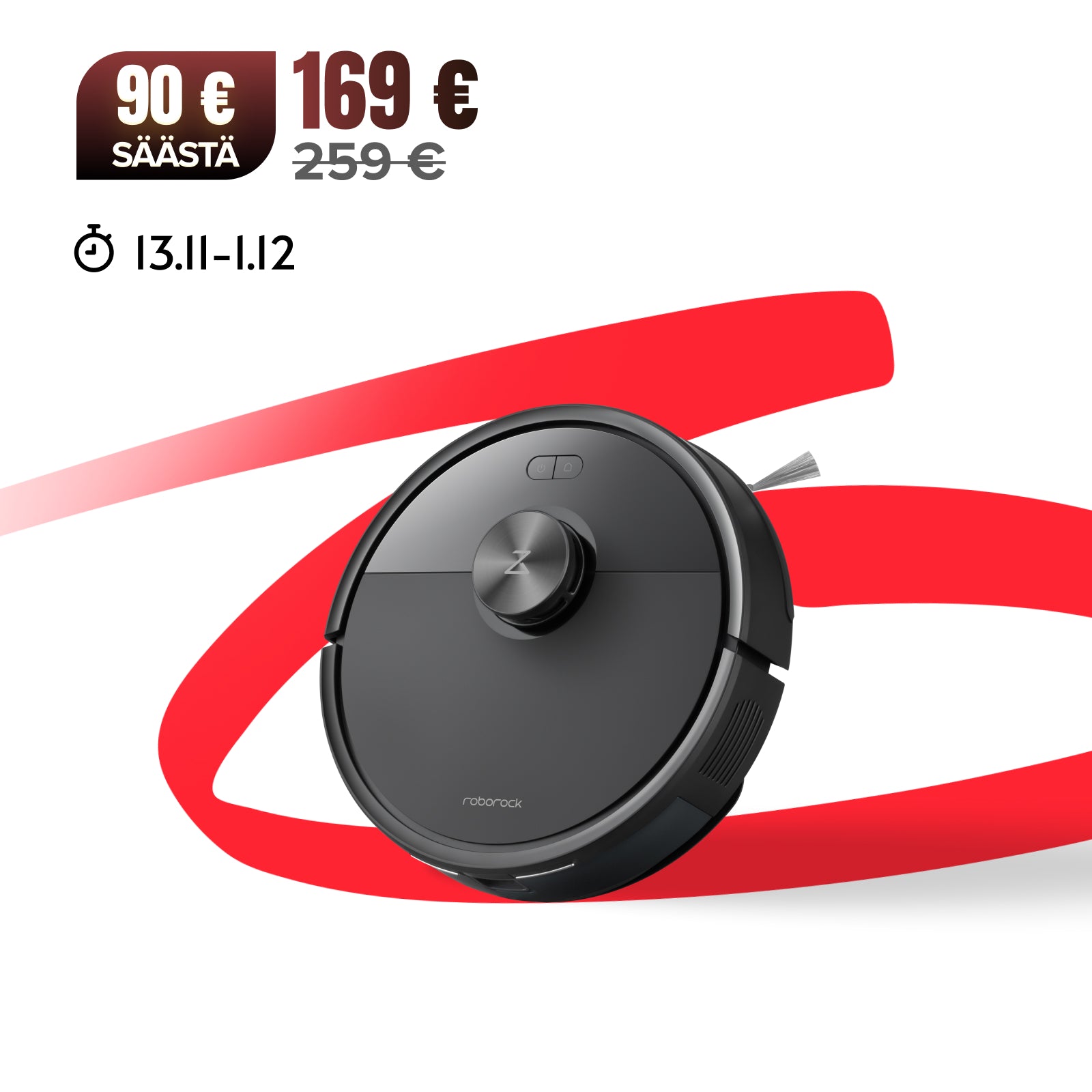 Roborock Q7 M5 (Parannettu Q7 Max) -robotti-imuri 10 000 Pa imuteholla