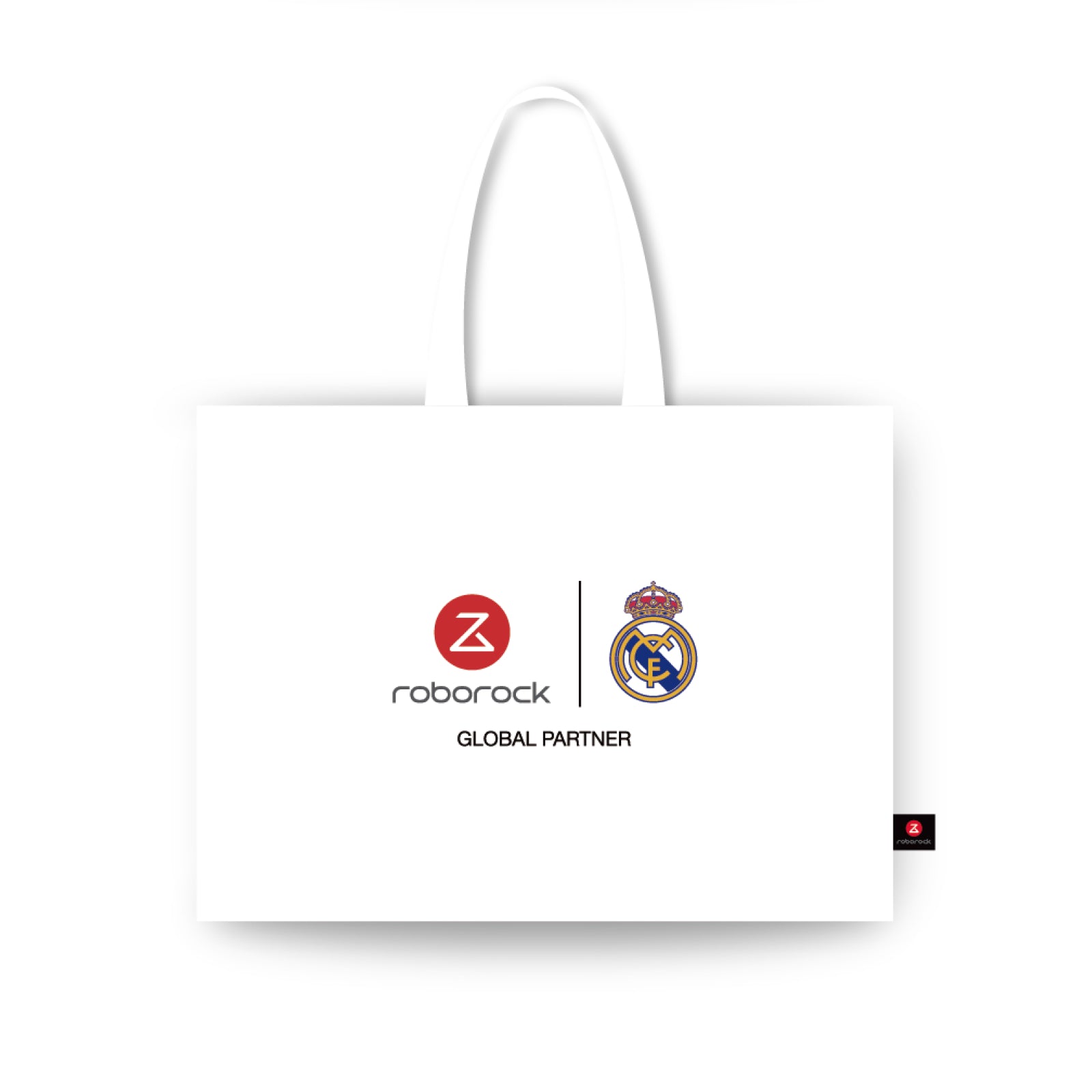 Pisteohjelma: valkoinen Roborock X Real Madrid -kangaskassi