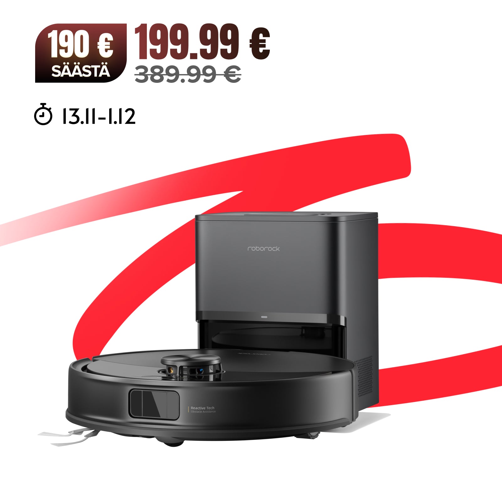 Roborock Q7 L5+ robotti-imuri ja -moppi automaattisella tyhjennysasemalla