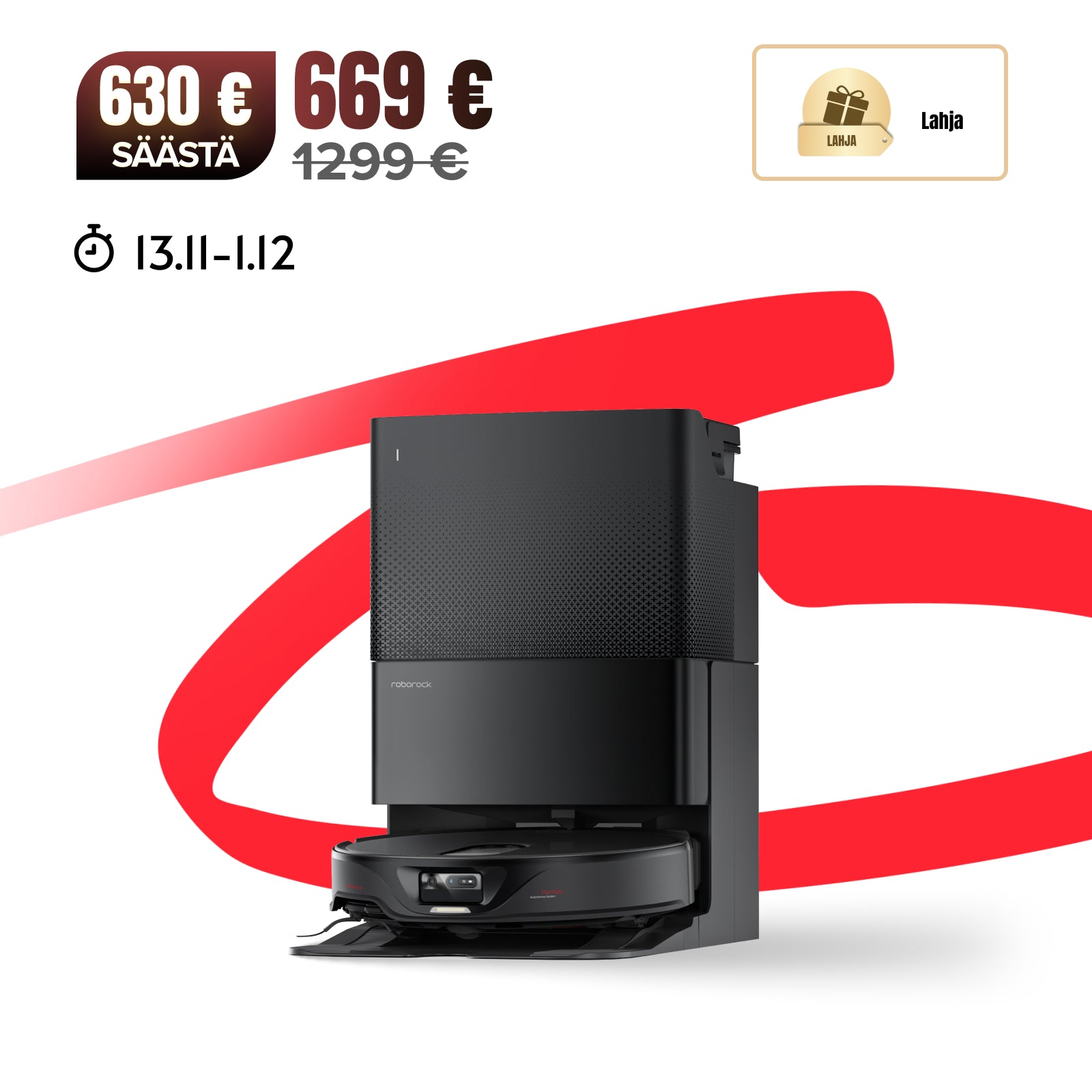 Roborock Qrevo Slim -robotti-imuri monitoimitelakalla 3.0