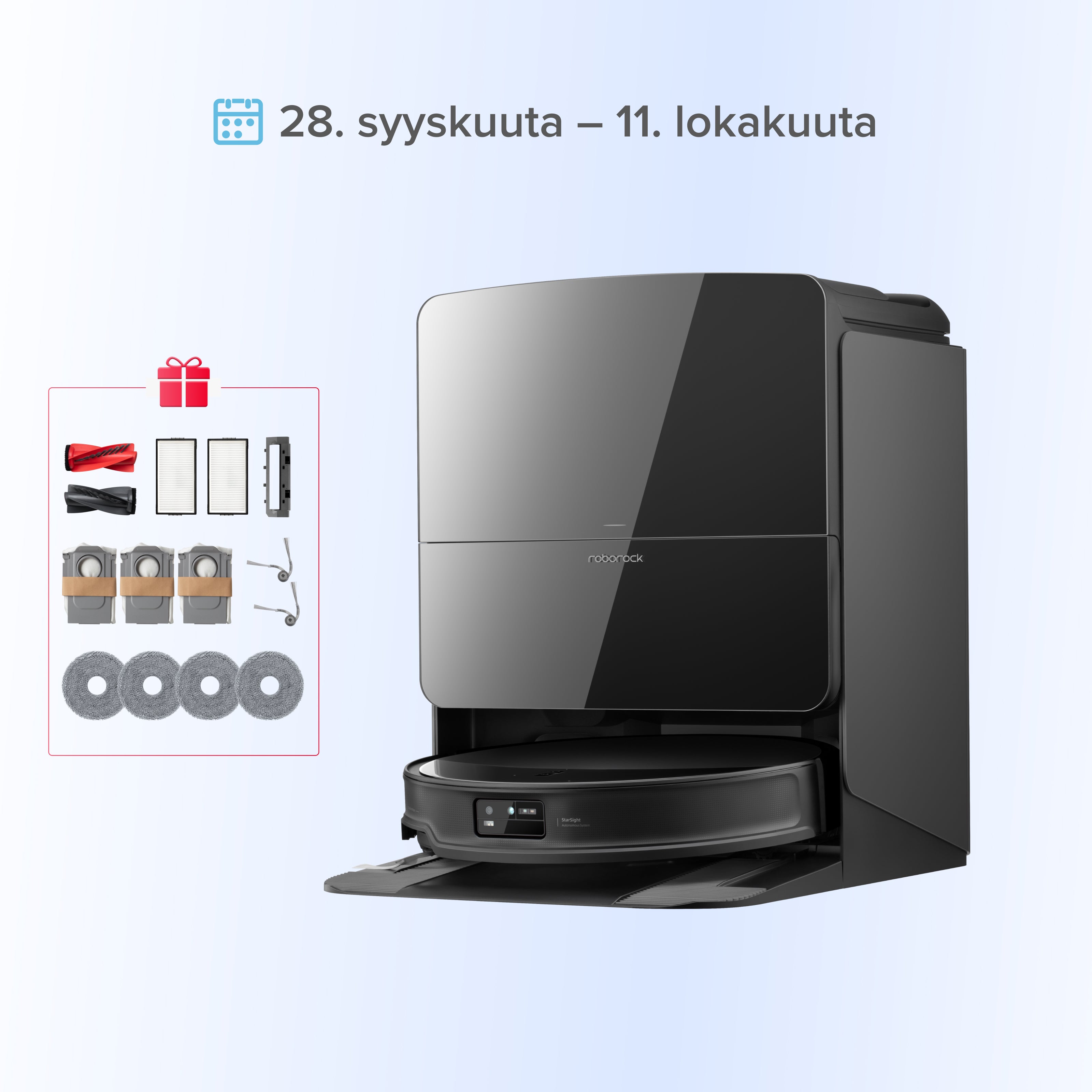 Roborock Saros 10R -robotti-imuri monitoimitelakalla 4.0 Image
